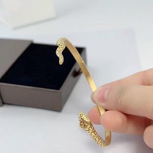 4K Gold Bracelet for Women Snake Cuff Bracelet Gift- Valentines